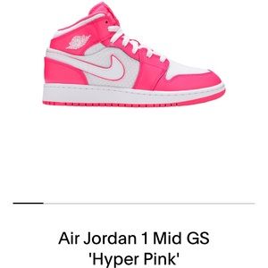 COPY - Hot Pink Nike Air Jordan 1 mid